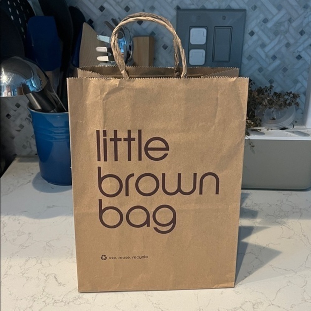 Bloomingdales Little Brown Bag